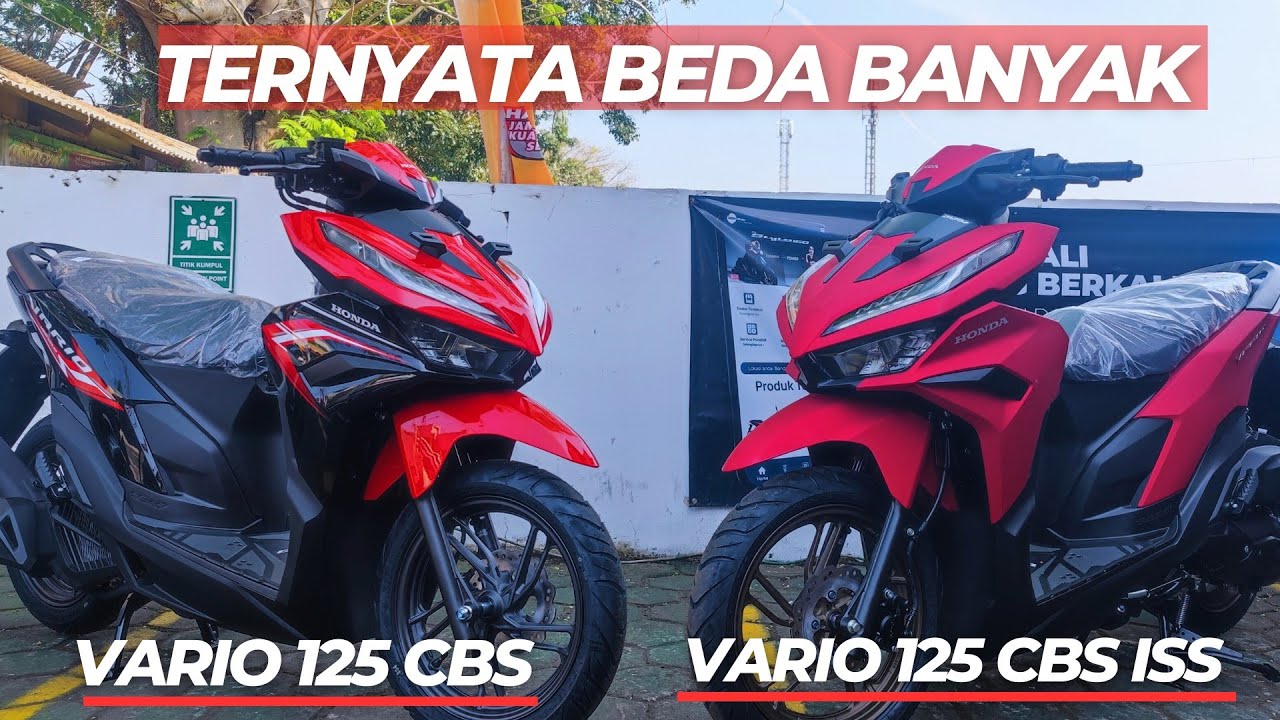 Perbedaan Honda Vario 125 Type CBS Dan CBS ISS