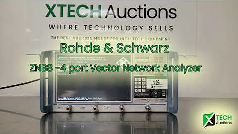 Rohde & Schwarz ZNB8 -4 port Vector Network Analyzer