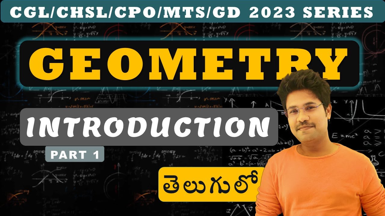 GEOMETRY INTRODUCTION PART 1 IN TELUGU BY ADITYA YouTube