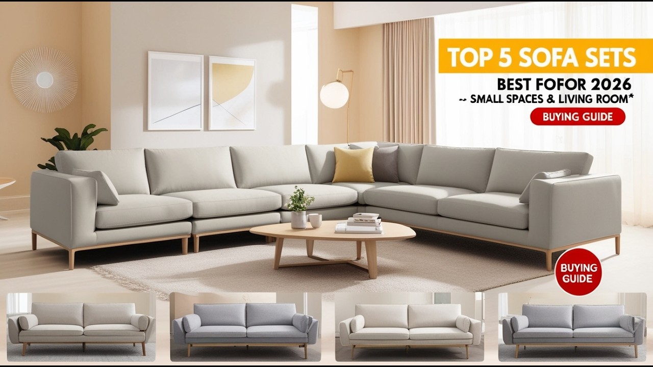 Top 5 Best Sofa Sets 2026 🛋️ Modern & Comfortable Sectionals