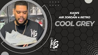 KAWS x Air Jordan 4 Retro Cool Grey - Sneaker Review