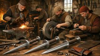Inside the Medieval Rondel Dagger Workshop: The Knife Built to Pierce Armor (Full Process)