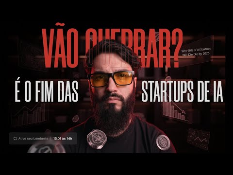 Por Que 90% das Startups de IA Vão Morrer em 2026 (E Onde Está a Oportunidade Real) | Live #050