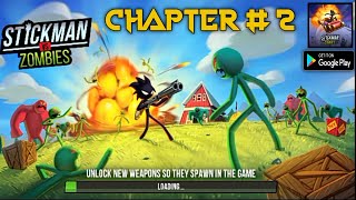 Stickman vs Zombies - Gameplay Walkthrough Part 2 Green Hills (Android, i0s) #2 screenshot 2