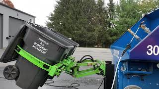 Trash Can Cleaning: 50+ cans sanitized