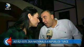 Deniz Cem Kanal D Romania ana haber - Cumhuriyet Bayramı konseri - Bükreş 2018