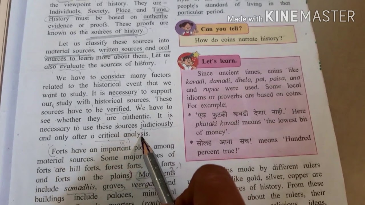 History Lesson 1 Source Of History Explanation Of Lesson English 