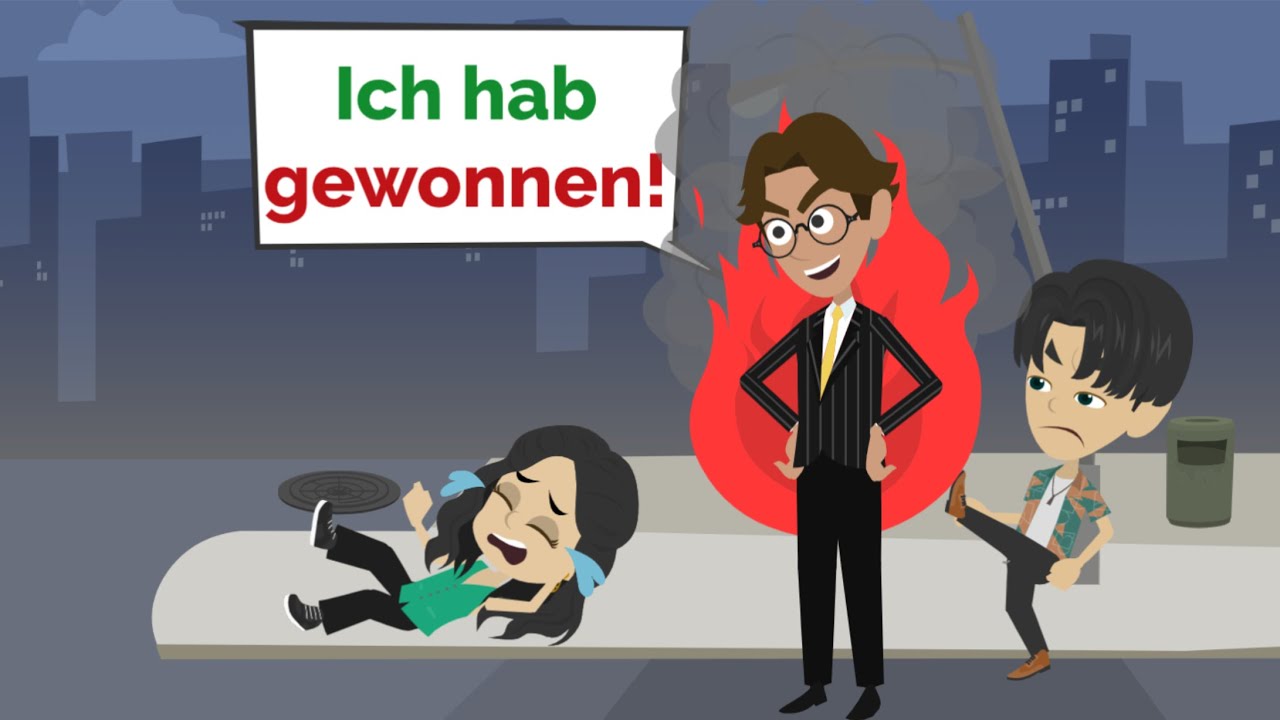 Deutsch Lernen | Herr Neumann rächt sich an Nora | Fun German with Nora