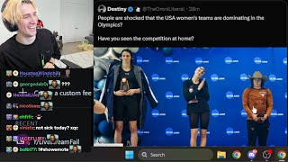 xQc Starts Laughing at Destiny's Tweet