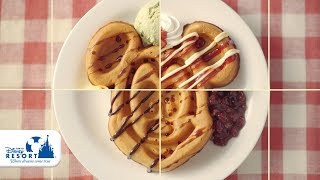 簡単 ２分焼くだけ ワッフルメーカーでパーク気分 ディズニー