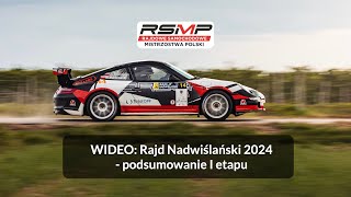 Rajd Nadwiślański 2024: podsumowanie I etapu