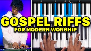 Learn 3 EPIC Gospel Keys Riffs  Worship Piano Tutorial | Sunday Keys App