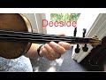 Deeside and 1st finger movement for d  g strings
