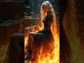 Fire and Magic Halloween Costumes for American Witch Girls | 4K | Music | A.I. Art Lookbook