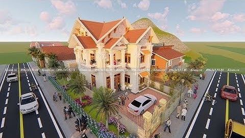 Mẫu Biệt Thự 2 Tầng Tân Cổ Điển Đẹp Nhất Triệu Sơn Thanh Hóa