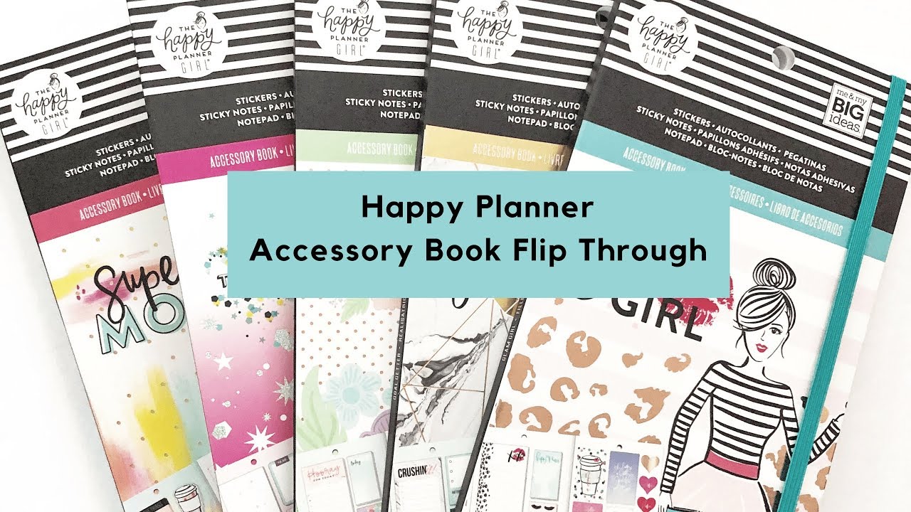 New 2019 Happy Planner Accessory Books! Sticker Flip Through