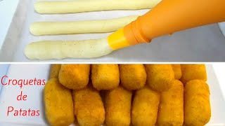 Croquetas de Patatas | Receta fácil y rápida