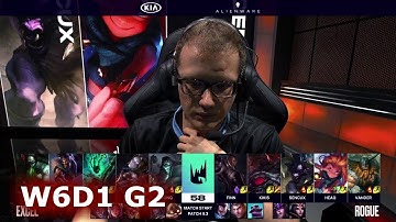 Excel Esports vs Rogue | Week 6 Day 1 of S9 LEC Spring 2019 | XL vs RGE W6D1