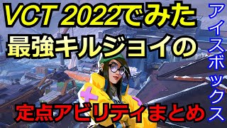VCT2022で見たキルジョイの定点アビリティまとめ【キルジョイ】【アイスボックス】【valorant】