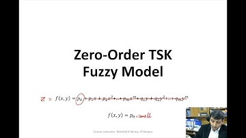 TSK Fuzzy Model #ch19 #swayamprabha