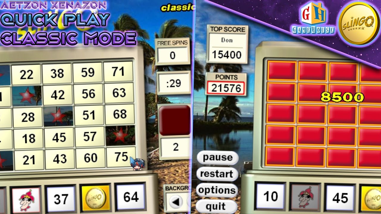 Quick Play Classic Mode | Slingo Deluxe Classic [ 2004 ] | GameHouse Classic