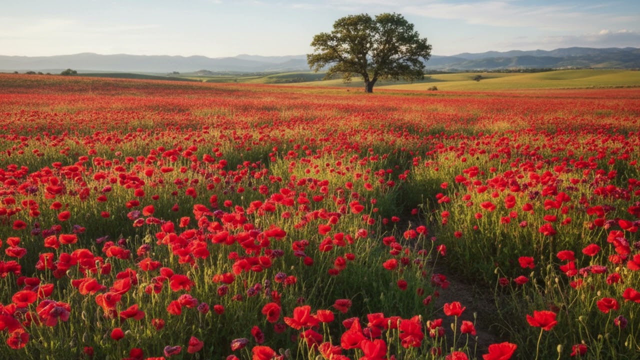 RED POPPIES | Slowly, accompanied by the rhythm of the oud, kemençe, tulum, and drum.