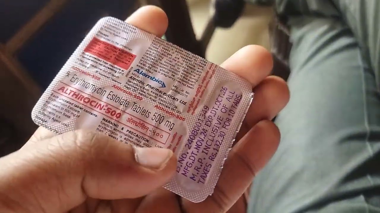 Althrocin -500 tablet l Chest infection l Ear infection l Nose infection l Dental Problems l Pharma