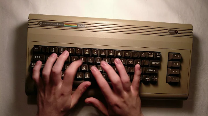 COMMODORE 64 Typing (Mechanical Keyboard | ASMR)