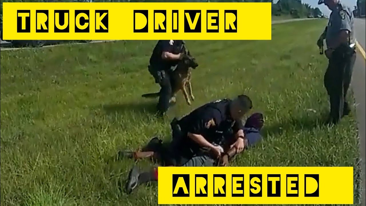 Driver Arrested For Driving On HWY - YouTube