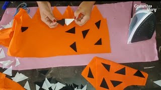 How to print on fabric for a Pebbles costume step by step part 3