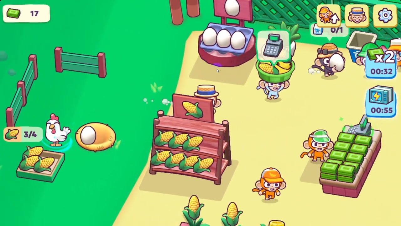 Monkey Mart completed level 1 in 13 minutes