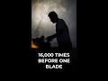 Why Japanese Swordsmiths Heat Metal 16,000 Times #shorts