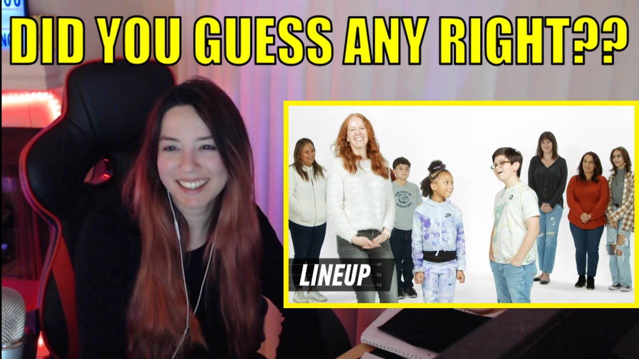 Reaction to Match Kid to Mom | Lineup | Cut