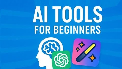 99% van de beginners kent de basisbeginselen van AI niet | AI-tools UITGELEGD: Hoe gebruik je ze?