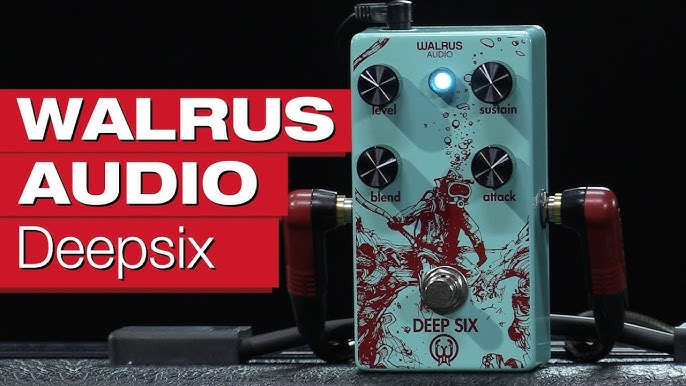 Walrus Audio Deep Six Compressor V3, Red (Gear Hero Exclusive)