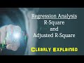 Predictive Analytics: Regression analysis - R-Square and Adjusted R-Square  Clearly Explained.