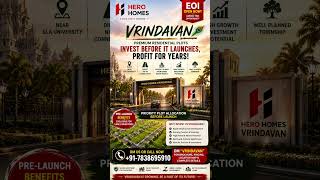 YouTube Shorts TitleHero Homes Vrindavan | Premium Plots Near GLA University | EOI open | Pre-Launch