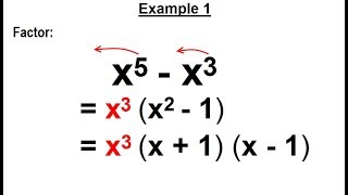 Algebra - Ch. 7: Factoring Practice Problems (2 of 21) Example 1 Algebra - Ch. 7: Factoring Practice Problems (2 of 21) Example 1