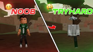 Acting Like A Noob Then Becoming A RICH HEADLESS TRYHARD in Da Hood! 🤭