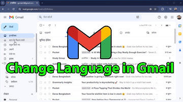 How to change language in gmail on laptop