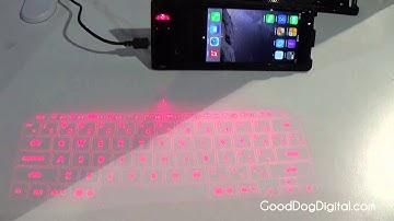 CES 2015 - VK300 iPhone Case & Projected Keyboard