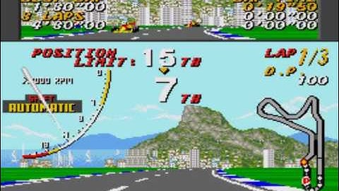 Super Monaco GP [1990 Sega Mega Tech] Arcade MAME mt_smgp