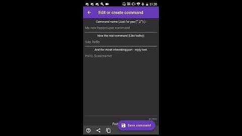 Como fazer comando de userinfo