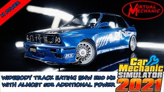 Car Mechanic Simulator 2021 -  BMW E30 M3 Fully sorted and tuned with a race livery (MOD) screenshot 5