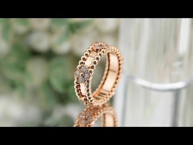 Van Cleef & Arpels ペルレ スウィートクローバー リング ローズ