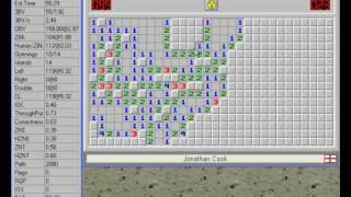 Minesweeper Expert, Laptop Touchpad, Non Flag: 58.21 seconds (Fail)
