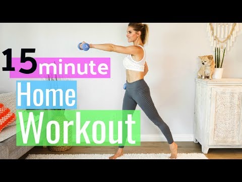 15 Minute At Home Full Body Workout | Rebecca Louise