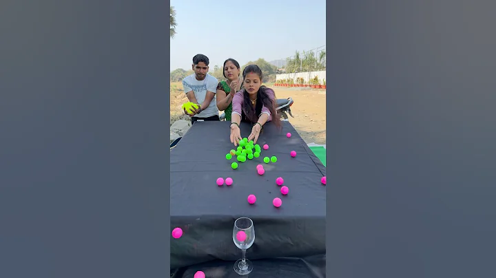 Best ball pouring family challenge #game #video thumbnail