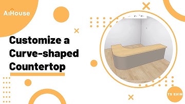 [Kitchen Cabinet FAQ] How to customize a curve-shaped countertop? | AiHouse