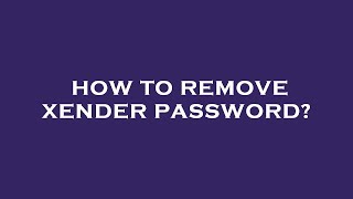 How to remove xender password? screenshot 3